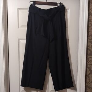 Ann Taylor Factory Black Wide-Leg Pants